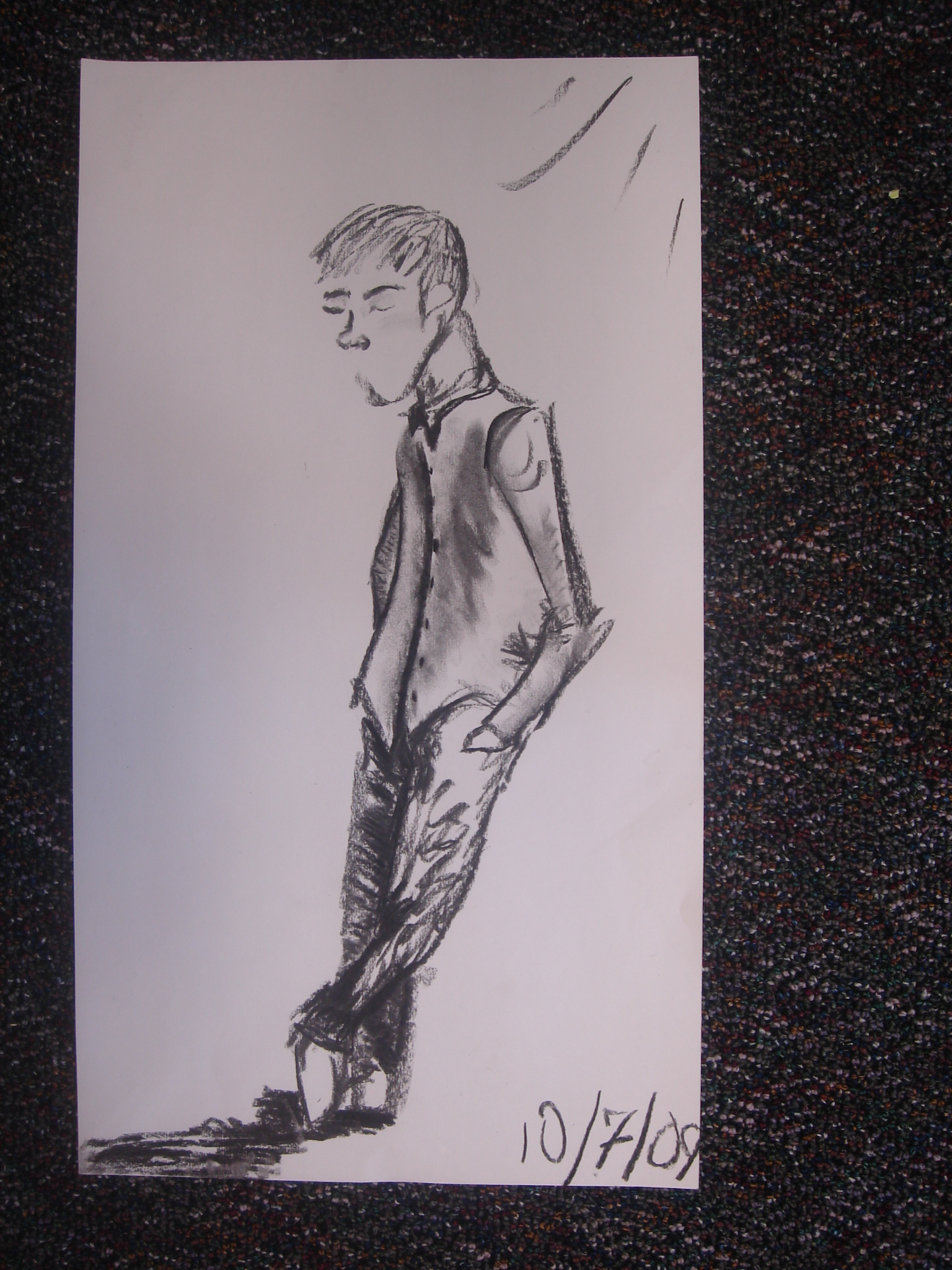 charcoal on paper (Oct 2010)